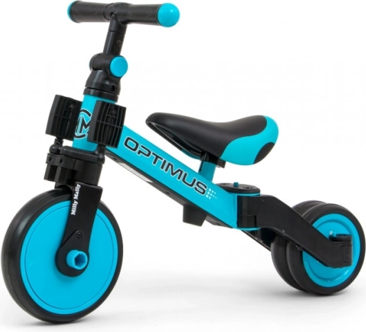 Bicicletta senza pedali per bambini 3 in 1 OPTIMUS blu
