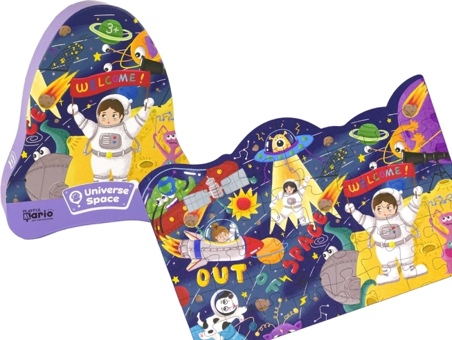 Puzzle Cosmos: UFO and Planets 48 pieces