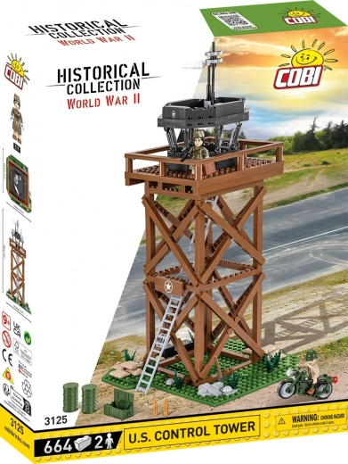 USA Control Tower Building Set 1:35 – 664 pieces