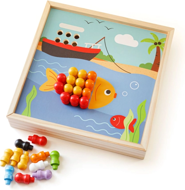 Drvena mozaička Plaža BIGJIGS TOYS