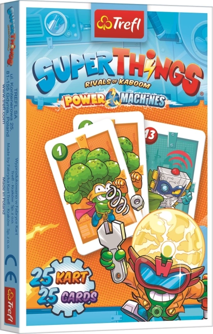 Mistigri SUPERTHINGS – jeu de cartes pour enfants TREFL (25 cartes)
