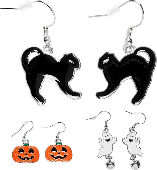 Set of Children's Halloween Earrings