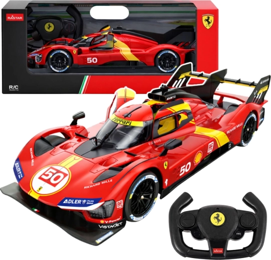 Rastar Ferrari 499P voiture RC 1:24 rouge