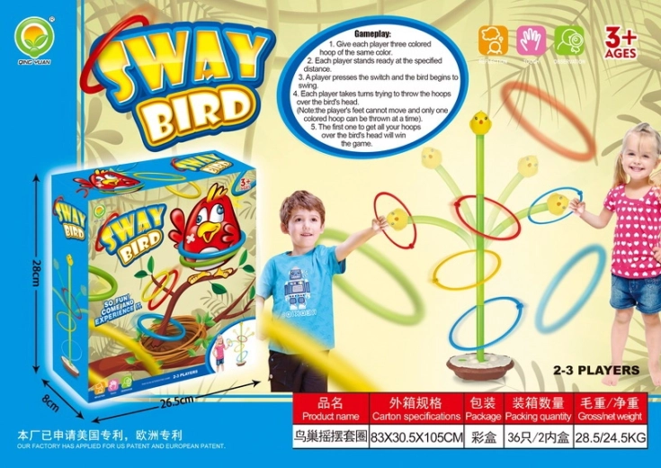 Dexterity Game Lively Birdie for Children 3+