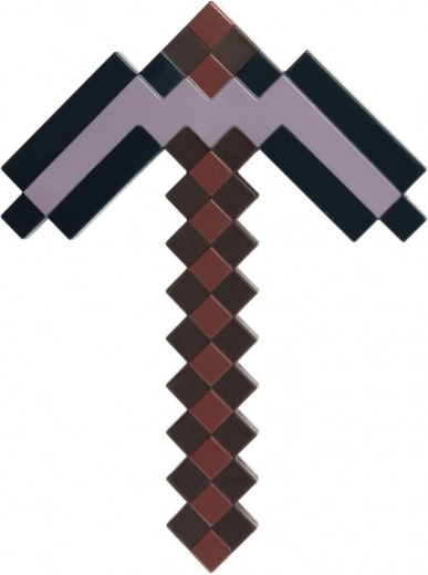 Minecraft Netherite plastic pickaxe 42 cm