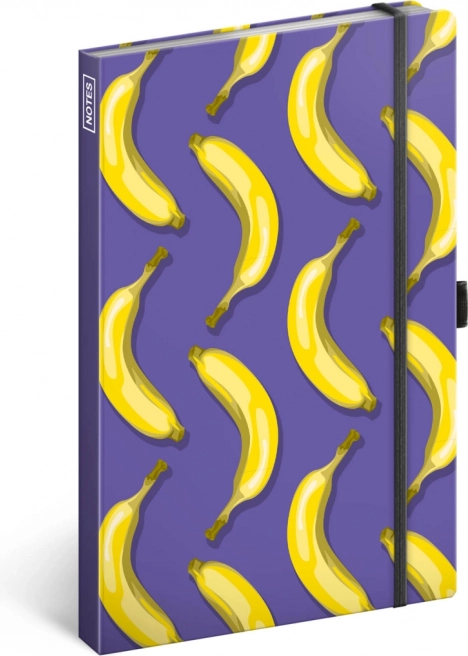 Notique Lined Notebook Bananas 13 × 21 cm
