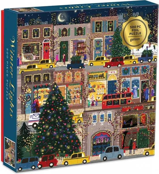 Galison puzzle Winter Lights 500 pieces
