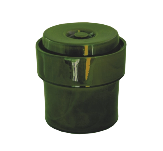 Pentola ermetica in ceramica 5 l verde