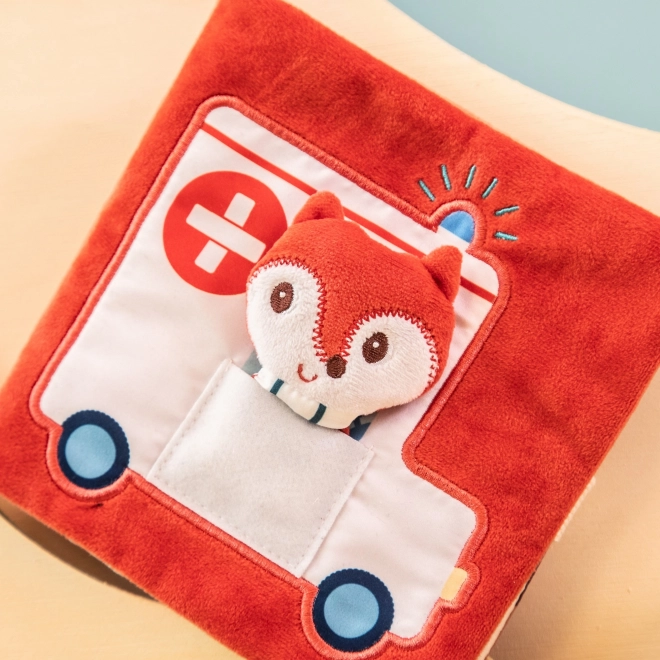 Lilliputiens - libro tessile con la dottoressa volpe Alice