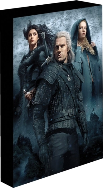 Illuminated LED Picture The Witcher 30 × 40 cm