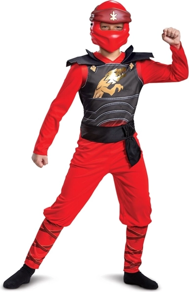 kids' Ninja Kai costume ages 4–6 with mask