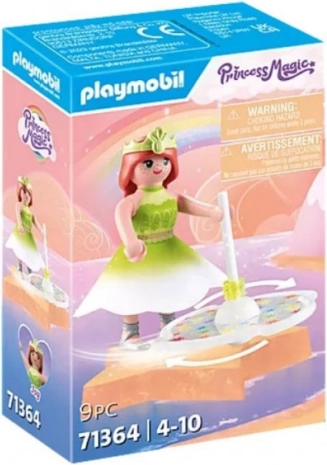 Playmobil Princess Magic – toupie arc-en-ciel céleste avec princesse
