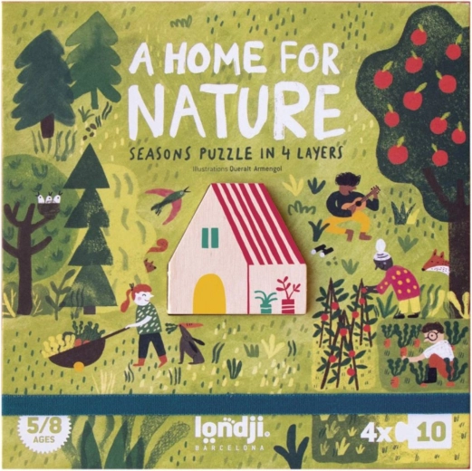 Londji Nature's Home Puzzle - 40 Pieces