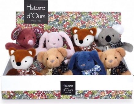Doudou Histoire d'Ours animaux en peluche 20 cm