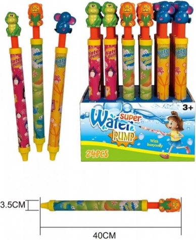 Water blaster with animal head 40 cm