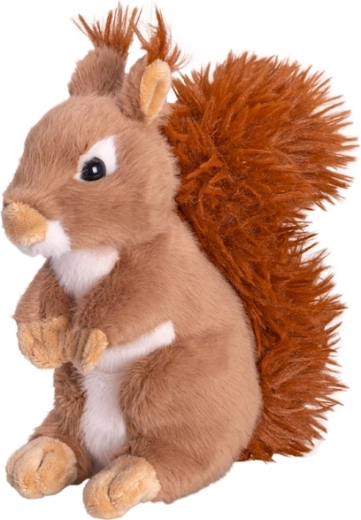 Plys egern 20 cm – blød legetøjsbamse til børn fra fødslen