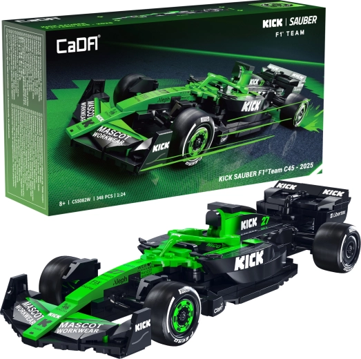 CaDA Building Set Racing Car KICK SAUBER F1 C45 (1:24 scale, 348 pieces)