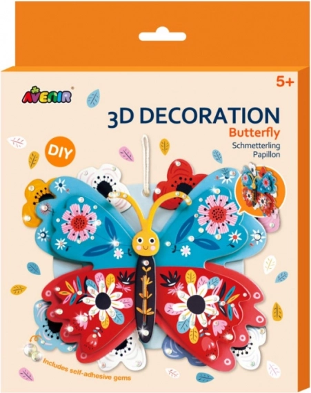 3D dekoracija – Metulj