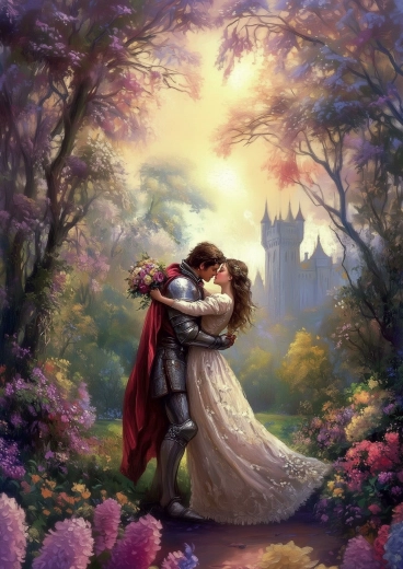 Sestavljanka Čarobna spomladanska ljubezen 1000 koščkov ART PUZZLE