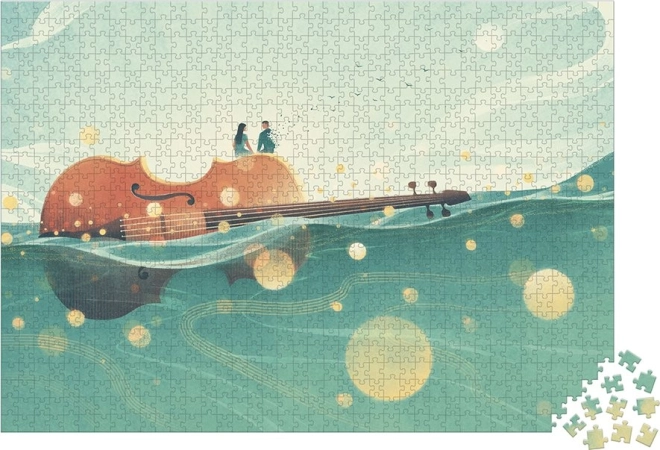 Puzzle Janod Violon Flottant 1000 Pièces