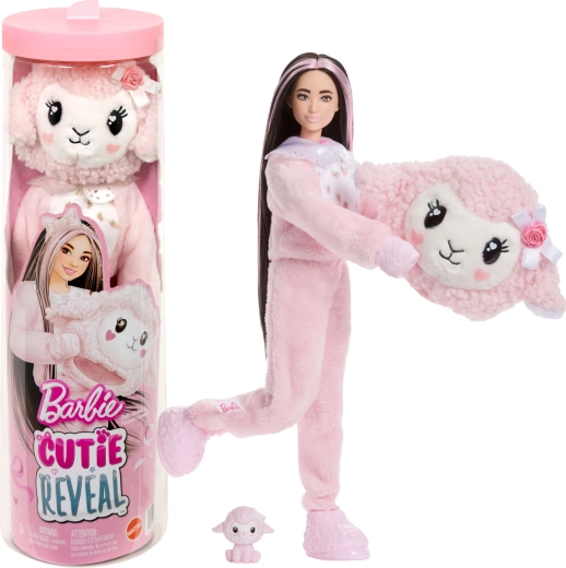 Barbie Cutie Reveal pecorella rosa – sorpresa con accessori