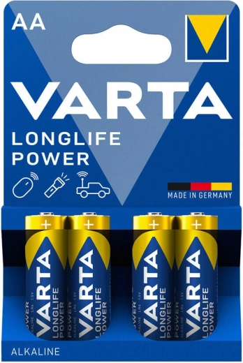 Varta Longlife Power batterie alcaline AA, 4 pz