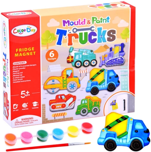 Make It Yourself – Construction Vehicles Magnets