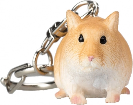 Hamster-Shaped Keychain
