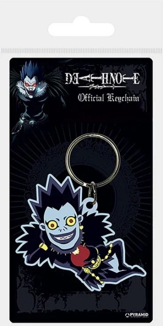 Rubberen sleutelhanger met Death Note-motief
