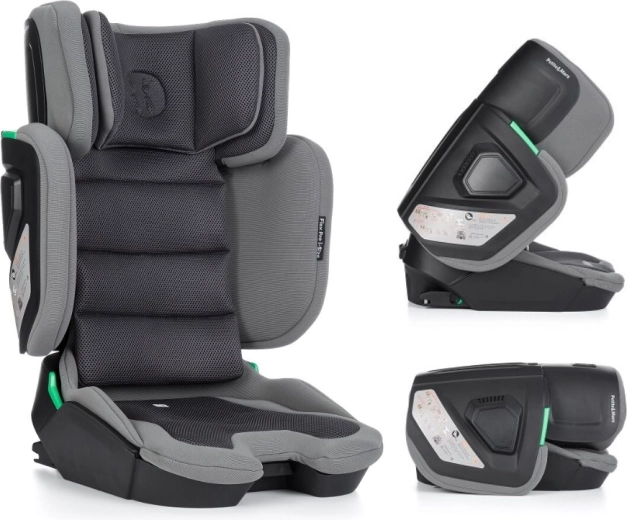 Petite&Mars seggiolino auto Flex Pro i-Size Grey Air 100–150 cm