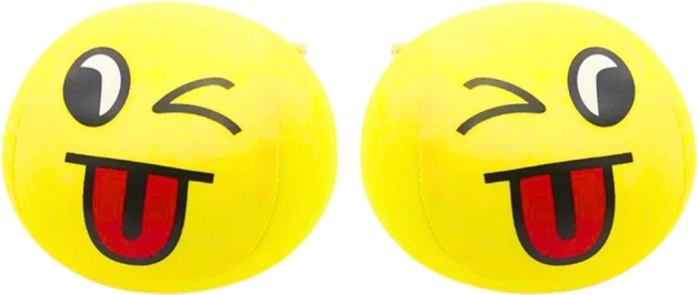 Soft Emoji Ball Yellow 9 cm