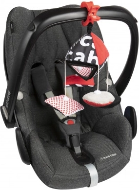 Canpol babies jouet suspendu contrasté avec clip sensory