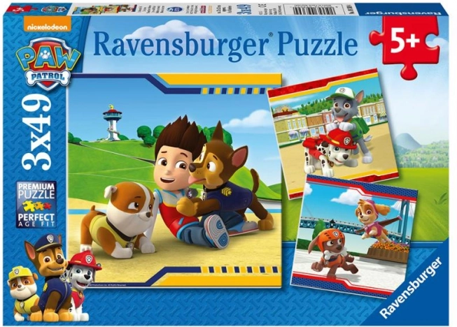 Ravensburger sestavljanka Paw Patrol Best Friends 3×49 kosov