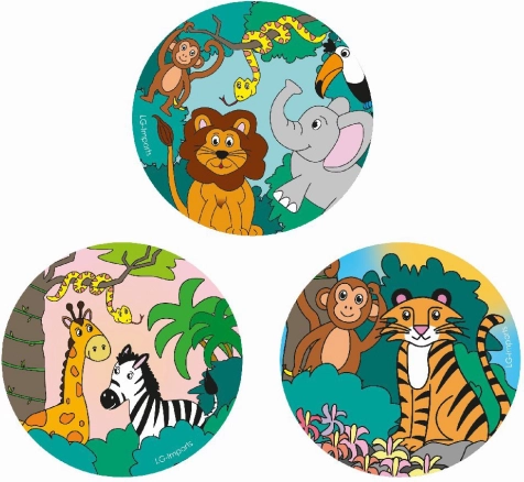 Taccuino con motivo animali selvatici (safari) – 8 cm, 30 fogli