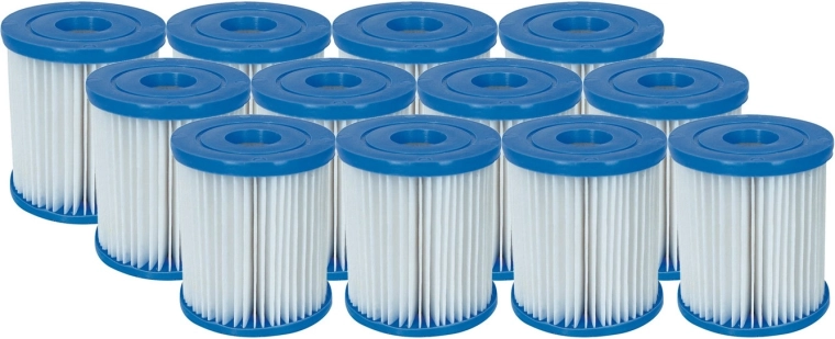 Filtres de rechange pour pompe de filtration Type II, lot de 12 pièces BESTWAY