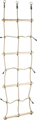 Lanová sieť s drevenými úchopmi 2 m