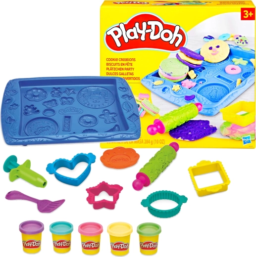 Play-Doh biscotti dolci – set creativo con 5 colori e accessori