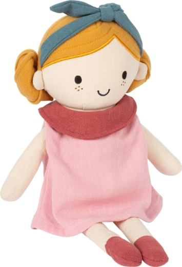 Látková bábika Lina – mäkká plyšová kamarátka pre deti od narodenia