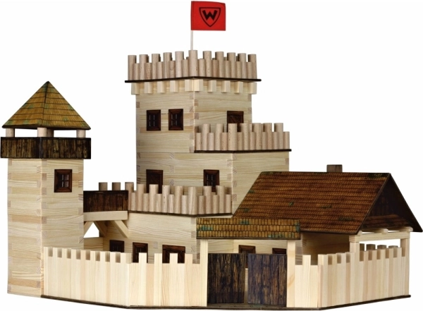 wooden castle building kit walachia 1:32