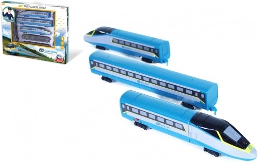 Vlaková sada SC Pendolino České dráhy s koľajami a efektmi