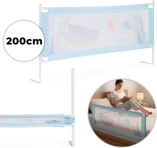 Sponda letto per bambini 200 cm ECOTOYS
