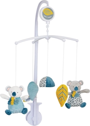 DOUDOU musical crib mobile with koalas