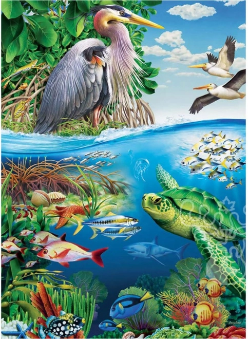 Familiepuzzel Dag van de Aarde 350 stukjes COBBLE HILL