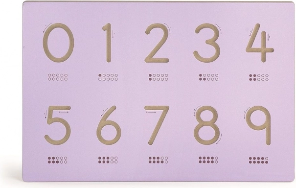 Pannello intercambiabile con numeri 60 × 40 cm