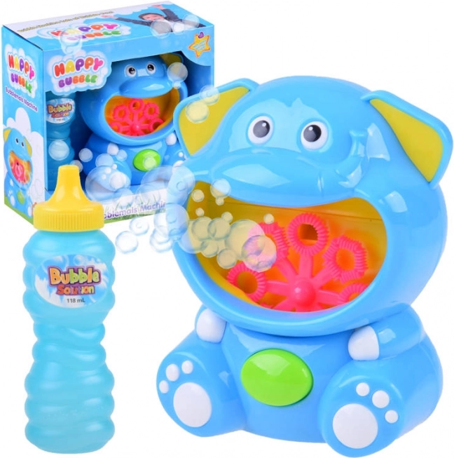 Blue Elephant Bubble Machine