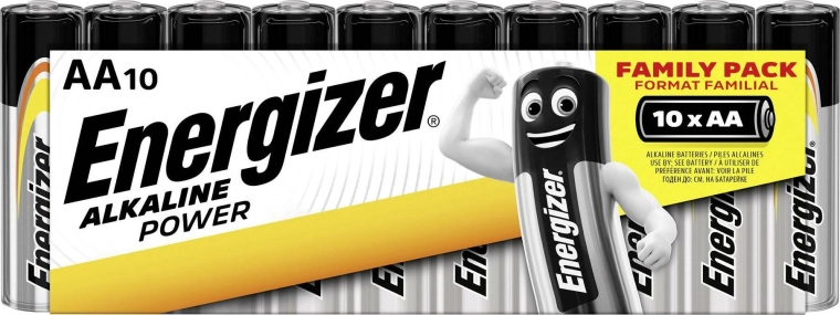 Energizer batterie alcaline AA LR6 Family Pack 10 pz