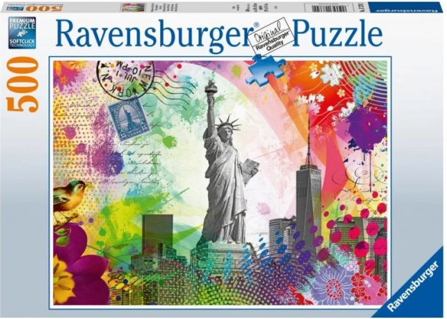 Postcard from New York – Ravensburger 500-piece puzzle