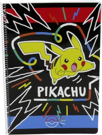 Pokémon A4 Spiral Notebook - Colourful Edition