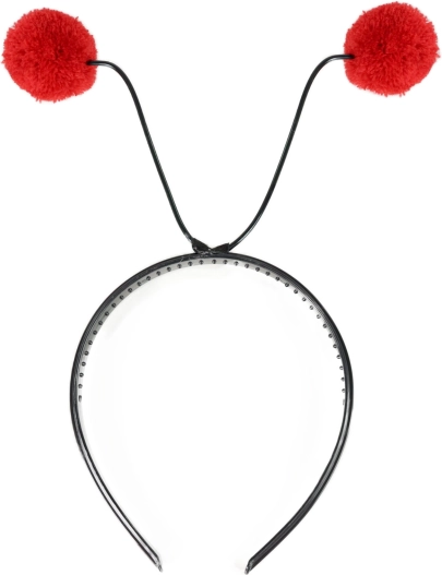 Serre-tête Coccinelle pour enfants avec antennes