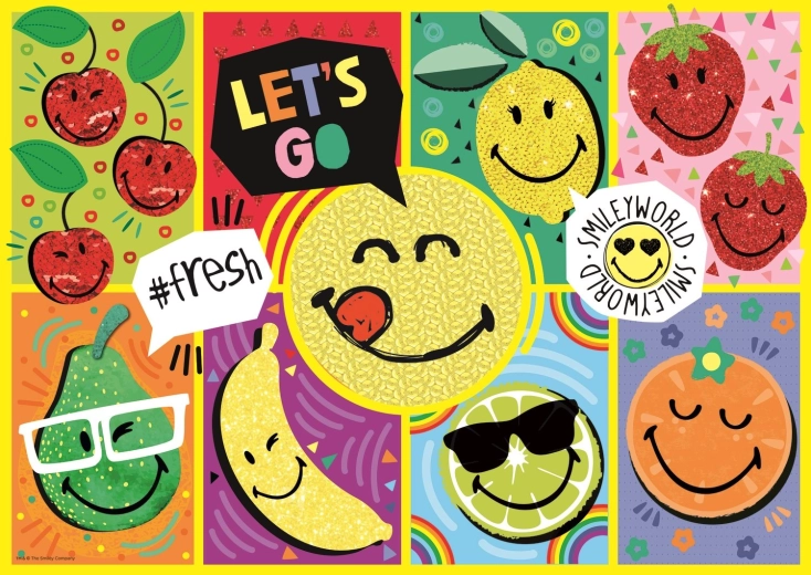 Sestavljanka 200 koščkov Veseli Smiley